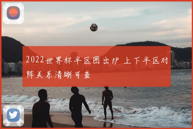 2022世界杯半区图出炉 上下半区对阵关系清晰可查