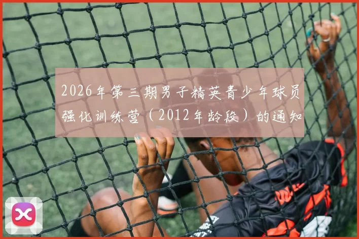 2026年第三期男子精英青少年球员强化训练营(2012年龄段)的通知
